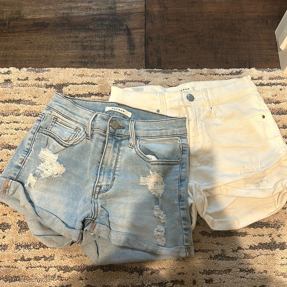 2 Pairs PacSun Jean Shorts